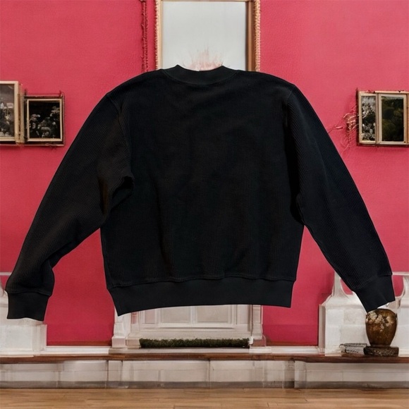 Boat House Apparel WORLD TRAVELER RIBBED PULLOVER Black Small - Picture 2 of 9